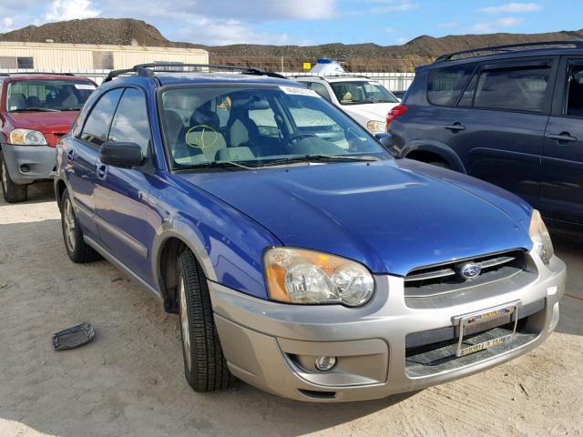 JF1GG68594H813587 - 2004 SUBARU IMPREZA OU BLUE photo 1