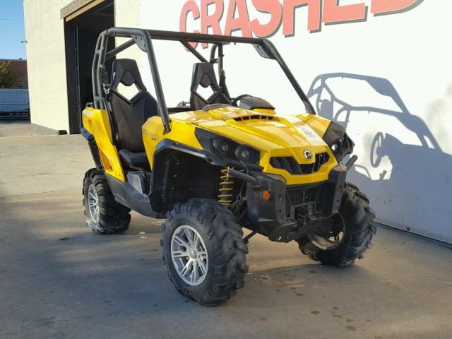 3JBKKCP19DJ000038 - 2013 CAN-AM COMMANDER YELLOW photo 2