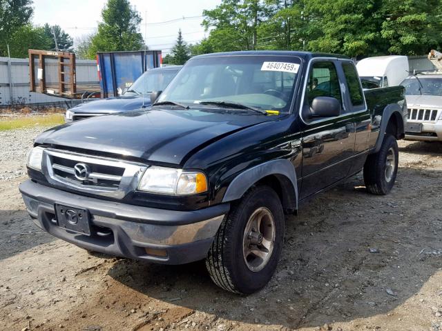 4F4YR17E73TM10112 - 2003 MAZDA B4000 CAB BLACK photo 2