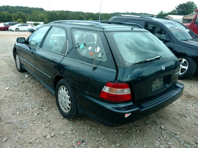 1HGCE1898VA004842 - 1997 HONDA ACCORD EX GREEN photo 3