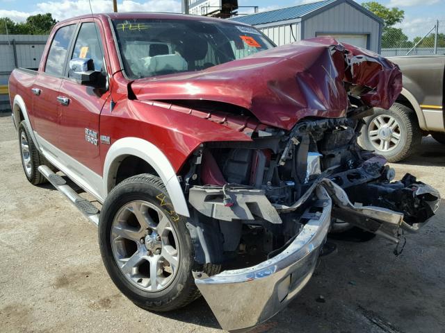 1C6RR7NT4DS525959 - 2013 RAM 1500 LARAM MAROON photo 1