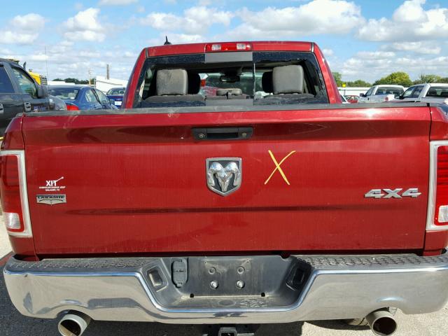 1C6RR7NT4DS525959 - 2013 RAM 1500 LARAM MAROON photo 6