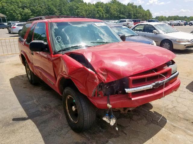 1GNCS18W42K240351 - 2002 CHEVROLET BLAZER RED photo 1