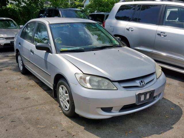 2HGES16394H605970 - 2004 HONDA CIVIC DX V SILVER photo 1