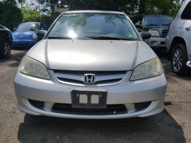 2HGES16394H605970 - 2004 HONDA CIVIC DX V SILVER photo 9