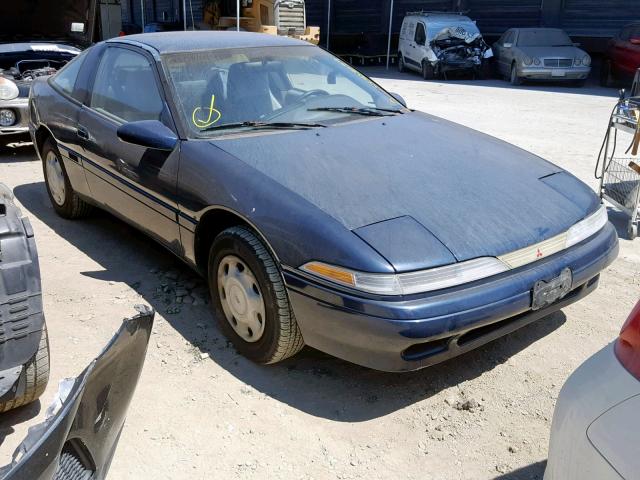 4A3CS34T1ME095736 - 1991 MITSUBISHI ECLIPSE BLUE photo 1