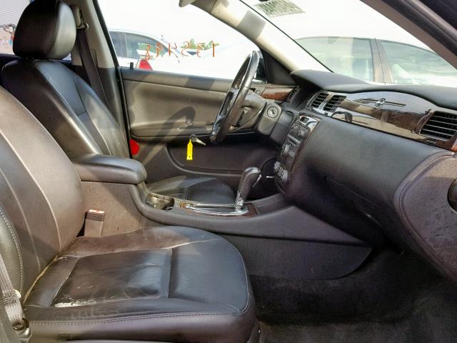 2G1WC5E32C1133667 - 2012 CHEVROLET IMPALA LTZ BLACK photo 5