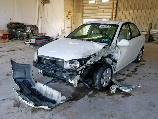 KNAFE121975482680 - 2007 KIA SPECTRA EX WHITE photo 2