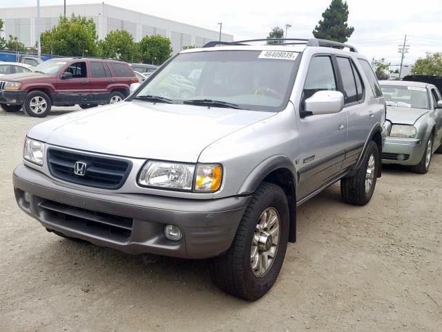 4S6DM58W724401510 - 2002 HONDA PASSPORT E 银色 照片 2