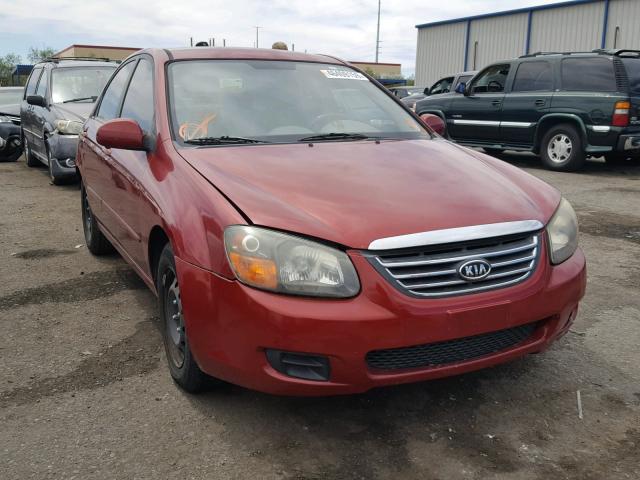 KNAFE222595592823 - 2009 KIA SPECTRA EX RED photo 1