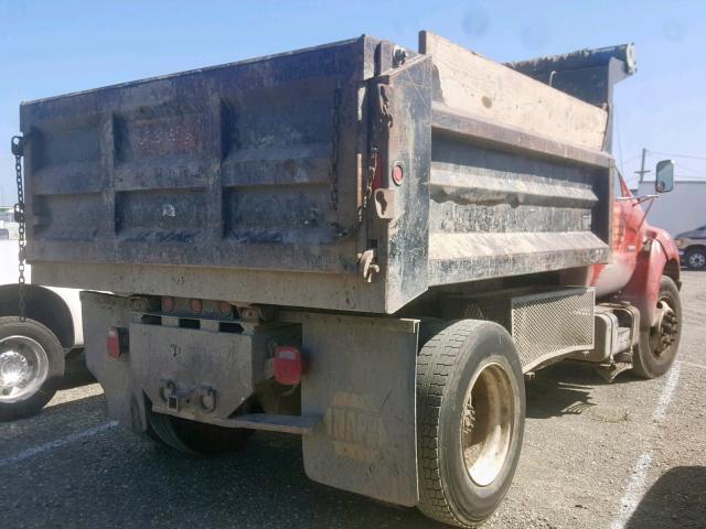 3FDNF65651MA13549 - 2001 FORD F650 SUPER RED photo 4