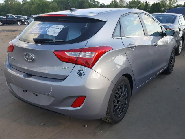 KMHD35LHXGU281357 - 2016 HYUNDAI ELANTRA GT GRAY photo 4