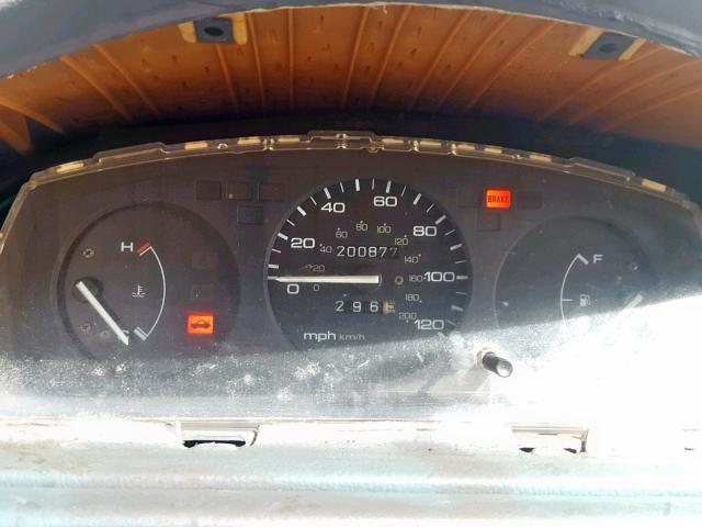 2HGEH2369PH536219 - 1993 HONDA CIVIC DX BLACK photo 8