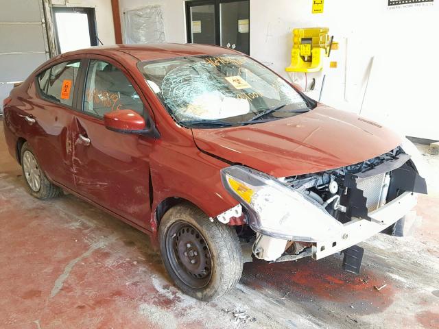 3N1CN7AP0GL865540 - 2016 NISSAN VERSA S RED photo 1