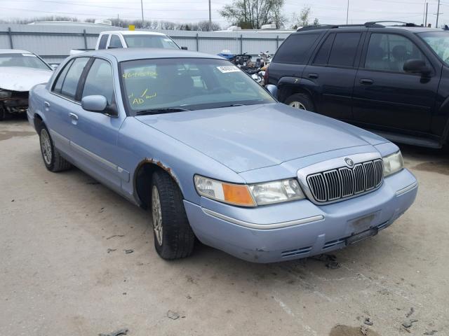 2MEFM74W7WX645601 - 1998 MERCURY GRAND MARQ BLUE photo 1