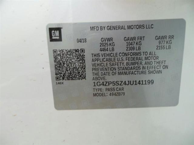 1G4ZP5SZ4JU141199 - 2018 BUICK LACROSSE E WHITE photo 5