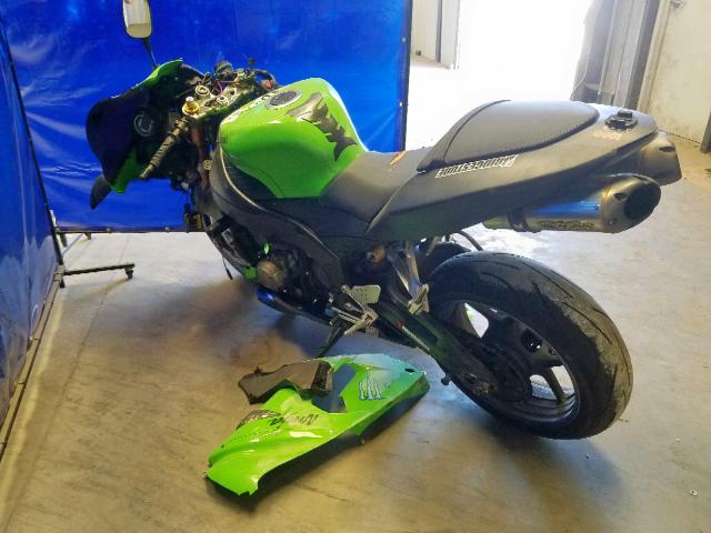 JKBZXJC135A004189 - 2005 KAWASAKI ZX636 C1 GREEN photo 3