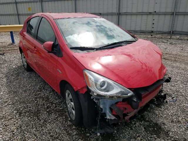 JTDKDTB39F1095876 - 2015 TOYOTA PRIUS C RED photo 1