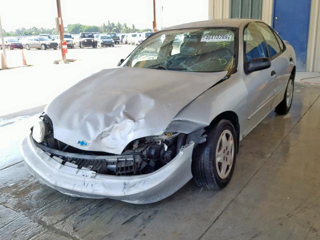 1G1JF5248Y7361780 - 2000 CHEVROLET CAVALIER L SILVER photo 2