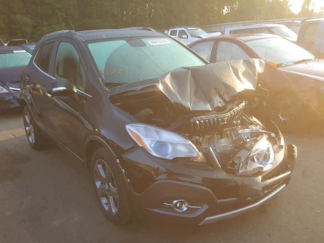 KL4CJCSBXEB511439 - 2014 BUICK ENCORE BLACK photo 1