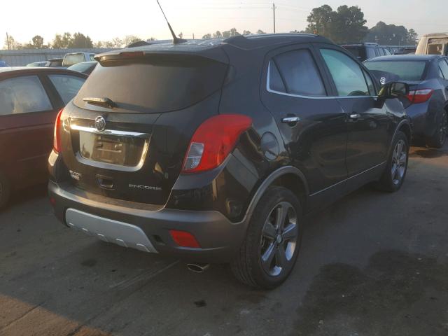 KL4CJCSBXEB511439 - 2014 BUICK ENCORE BLACK photo 4