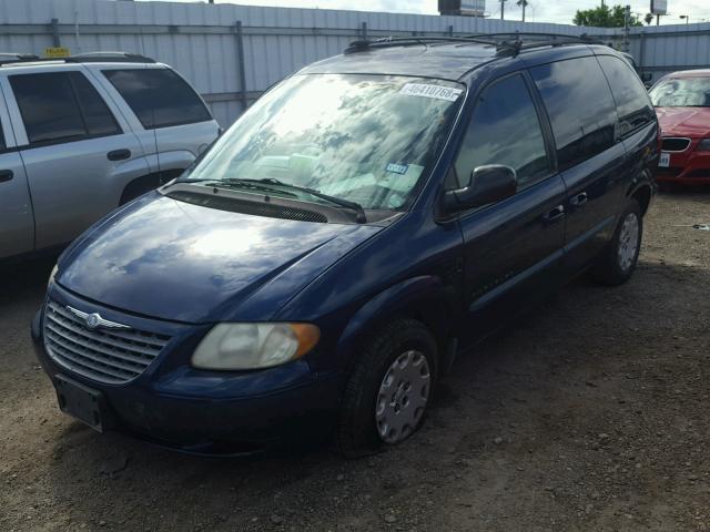 1C8GJ45381B218035 - 2001 CHRYSLER VOYAGER LX BLUE photo 2