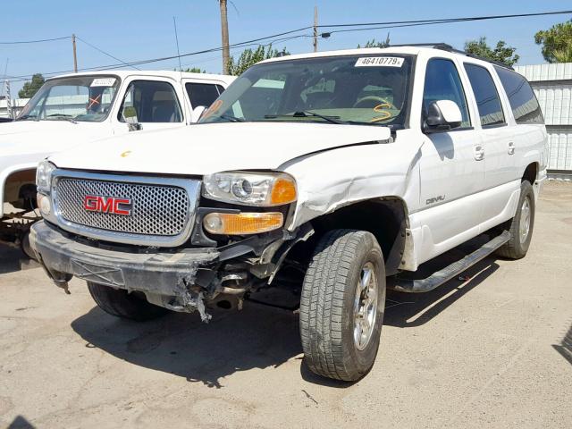 1GKFK66U75J186238 - 2005 GMC YUKON XL D WHITE photo 2