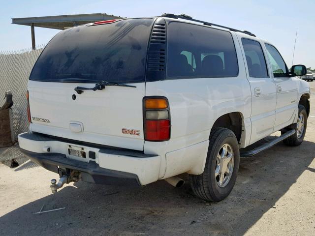 1GKFK66U75J186238 - 2005 GMC YUKON XL D WHITE photo 4