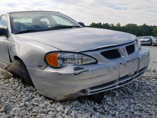 1G2NF52EX4M697433 - 2004 PONTIAC GRAND AM S SILVER photo 9