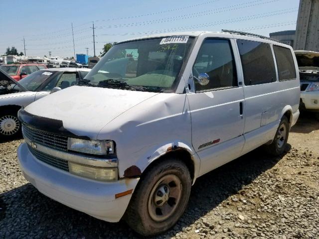 1GNEL19X92B127010 - 2002 CHEVROLET ASTRO WHITE photo 2