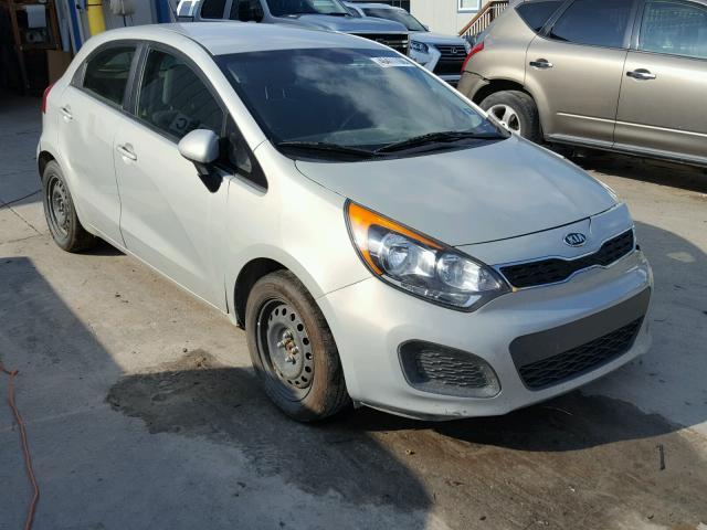 KNADN5A35C6094982 - 2012 KIA RIO EX SILVER photo 1