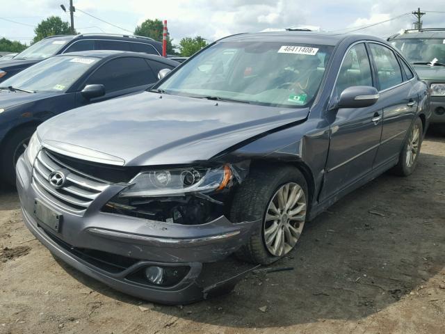 KMHFC4DF8BA537005 - 2011 HYUNDAI AZERA GLS GRAY photo 2