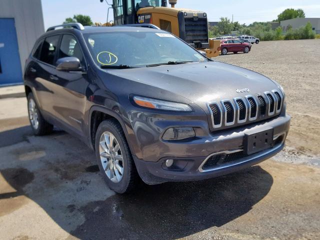 1C4PJMDS4EW236654 - 2014 JEEP CHEROKEE L GRAY photo 1