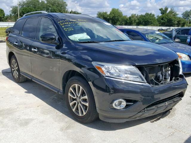 5N1AR2MN3FC617813 - 2015 NISSAN PATHFINDER BLACK photo 1