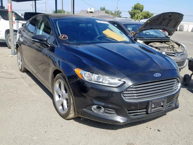 3FA6P0HD1FR226463 - 2015 FORD FUSION SE BLACK photo 1