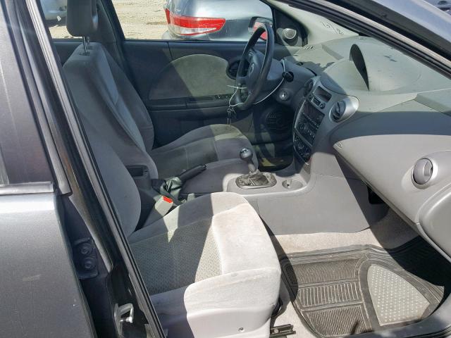 1G8AK55B77Z137684 - 2007 SATURN ION LEVEL GRAY photo 5
