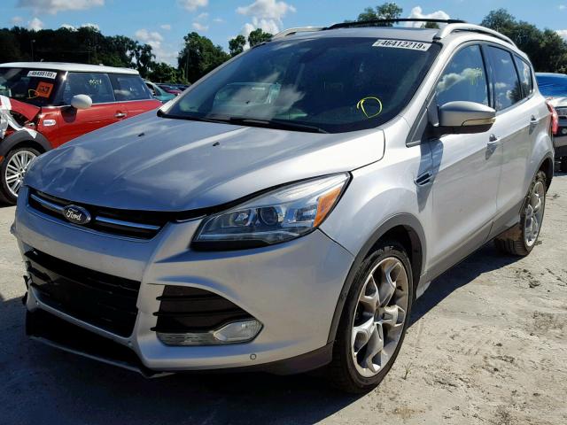 1FMCU0J99DUD46296 - 2013 FORD ESCAPE TIT SILVER photo 2