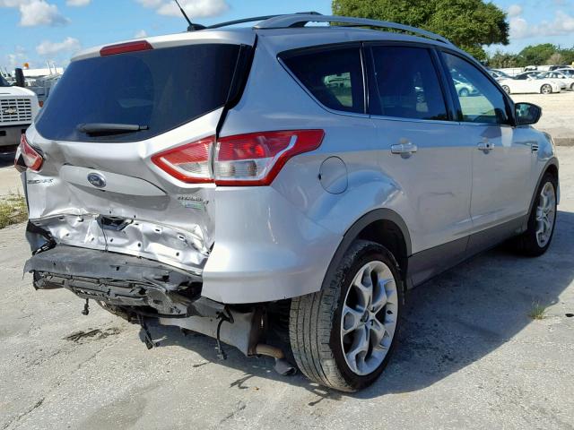 1FMCU0J99DUD46296 - 2013 FORD ESCAPE TIT SILVER photo 4