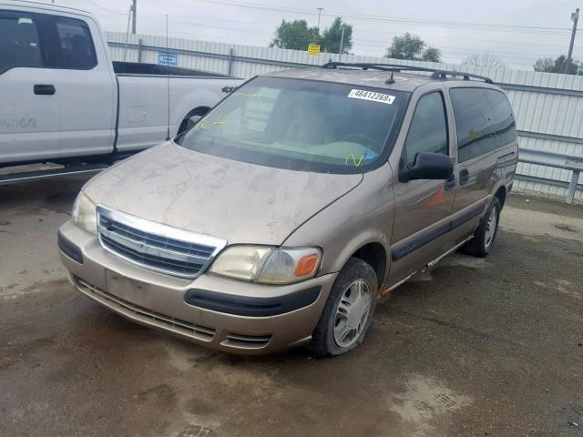 1GNDX13E03D255326 - 2003 CHEVROLET VENTURE LU BEIGE photo 2