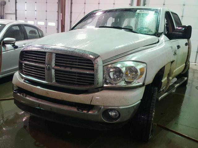 3D7KS28A58G116674 - 2008 DODGE RAM 2500 S WHITE photo 2