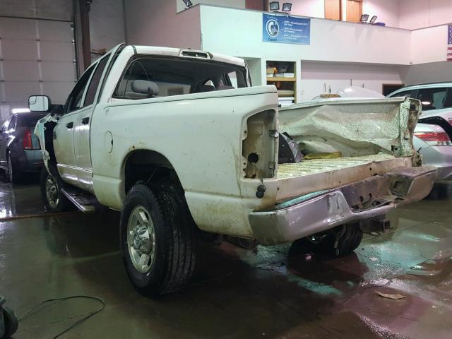 3D7KS28A58G116674 - 2008 DODGE RAM 2500 S თეთრი ფოტო 3