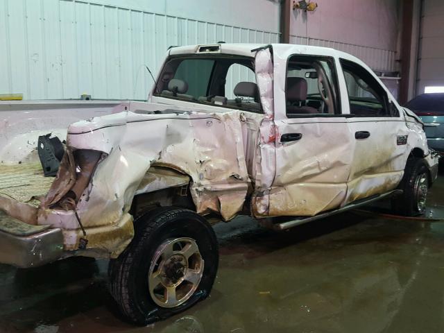 3D7KS28A58G116674 - 2008 DODGE RAM 2500 S WHITE photo 9