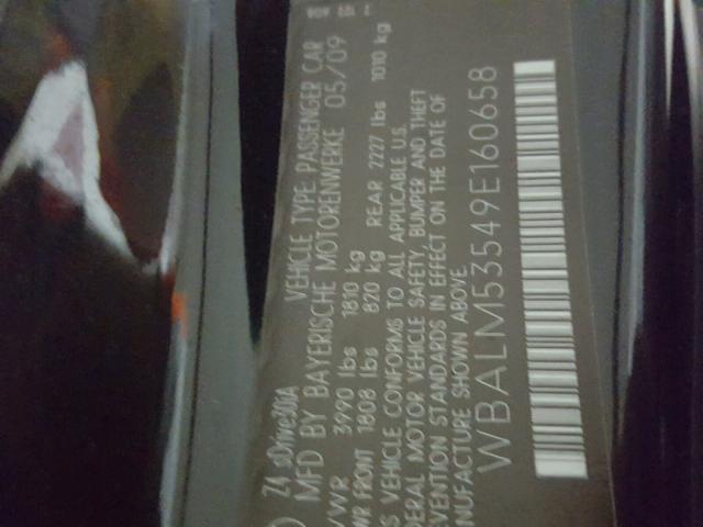 WBALM53549E160658 - 2009 BMW Z4 SDRIVE3 Negro foto 10
