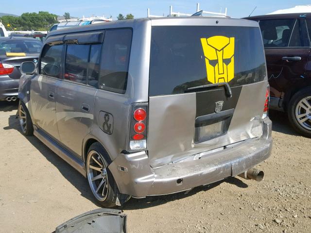 JTLKT334X40132127 - 2004 TOYOTA SCION XB 银色 照片 3