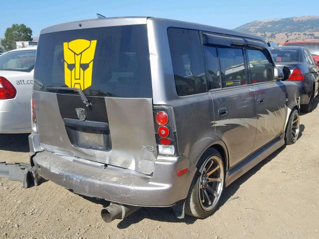 JTLKT334X40132127 - 2004 TOYOTA SCION XB 银色 照片 4