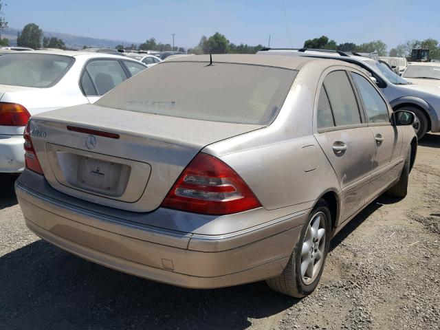 WDBRF64J72F272717 - 2002 MERCEDES-BENZ C 320 GOLD photo 4