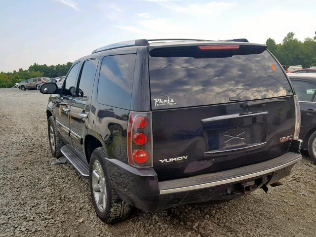 1GKFK63838J202608 - 2008 GMC YUKON DENA BLACK photo 3