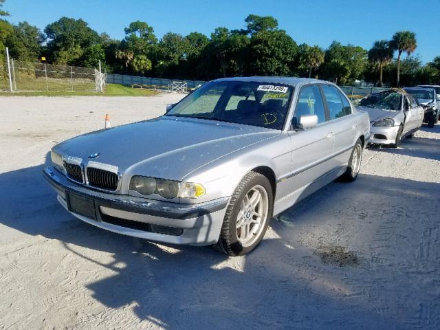 WBAGG83421DN84108 - 2001 BMW 740 I AUTO SILVER photo 2