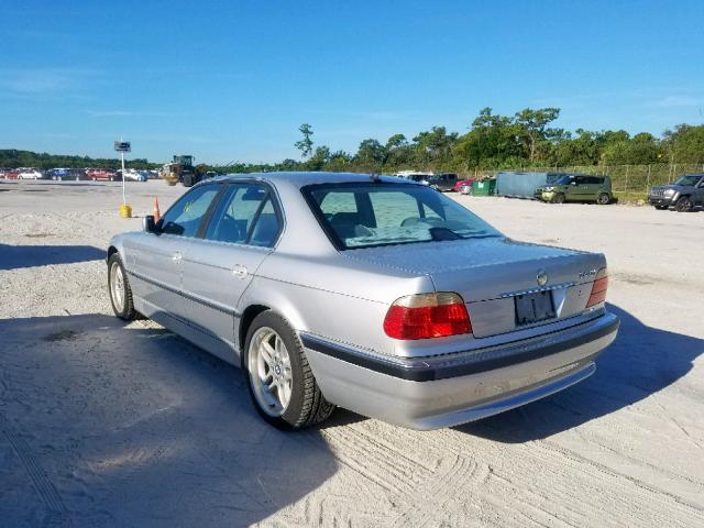 WBAGG83421DN84108 - 2001 BMW 740 I AUTO SILVER photo 3