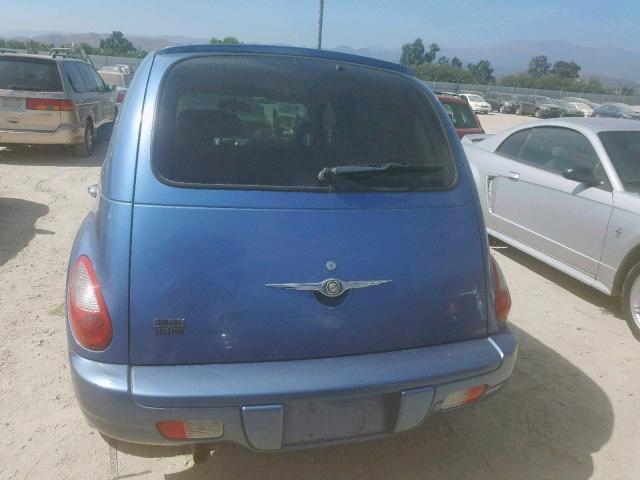 3A4FY58B56T375202 - 2006 CHRYSLER PT CRUISER BLUE photo 9